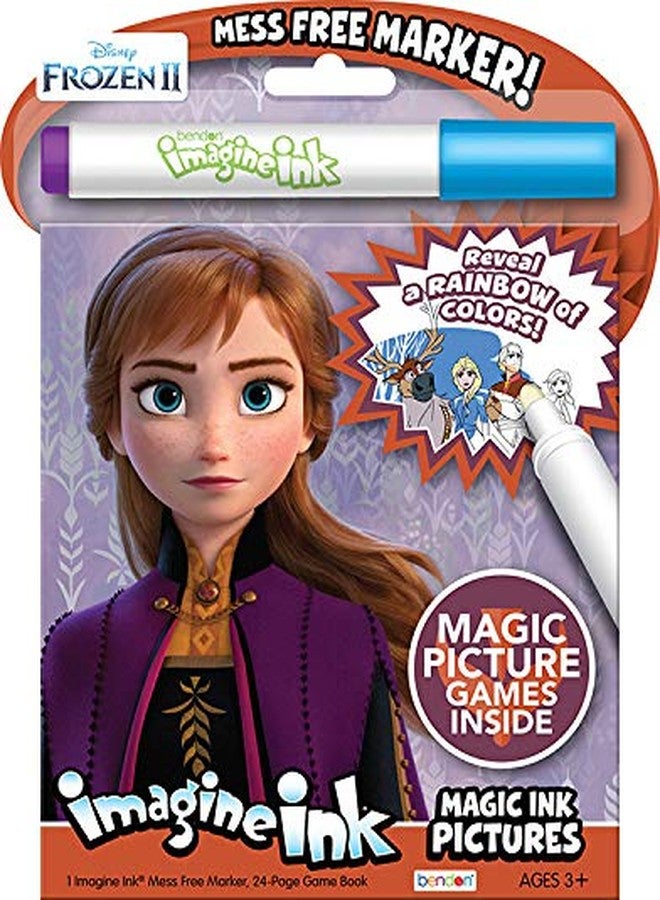 Imagine Ink Magic Pictures Coloring Activity Books Set - Moana, Trolls World Tour & Frozen II - Image 3